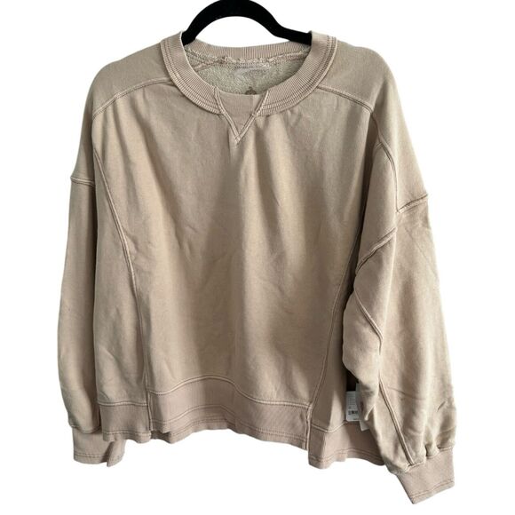 NWT FP X Hatch Intercept Desert Sand Sweatshirt Sweatpants Maternity Set Medium - Picture 6 of 12